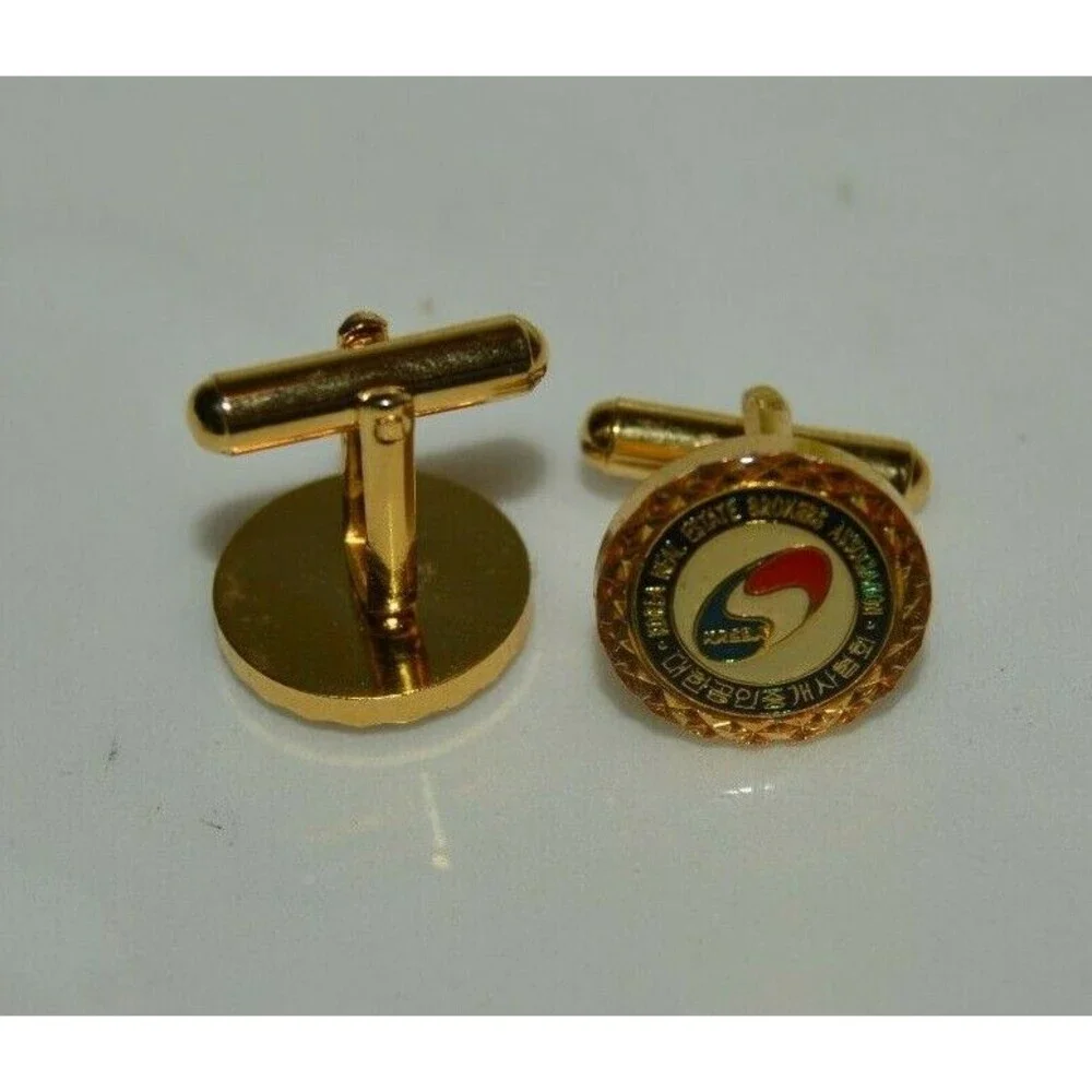 Vintage MINT Korea Realtor Estate Brokers Association Men's High End Cuff Links